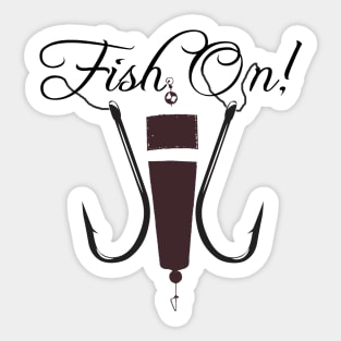 Fish On! Sticker